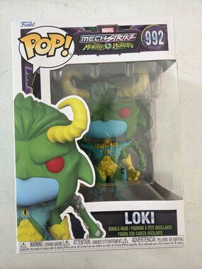Funko Pop Marvel Mech Strike Monster Hunters Loki #992 Collectible Vinyl Figure